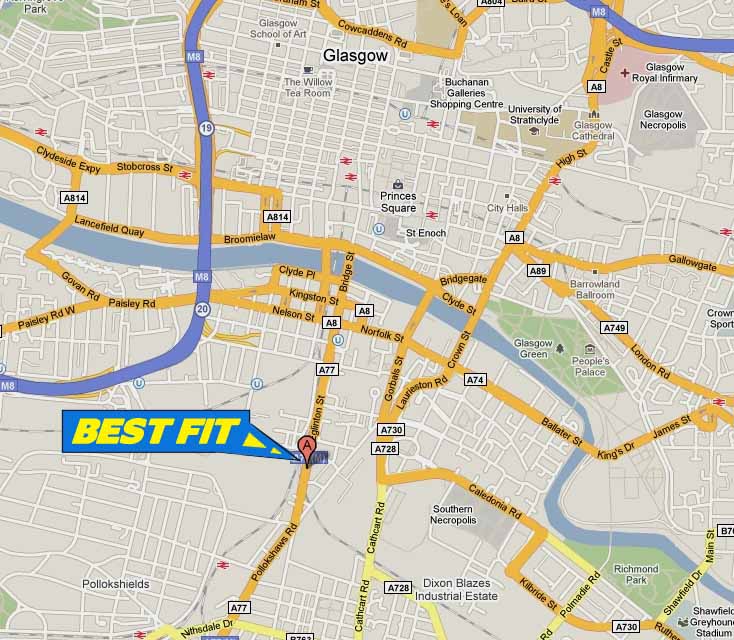 Nissan Diagnostics and Servicing - Our Glasgow Service Site  is located just off the M8, a few minutes from the city centre on the main road on the South side of Glasgow.